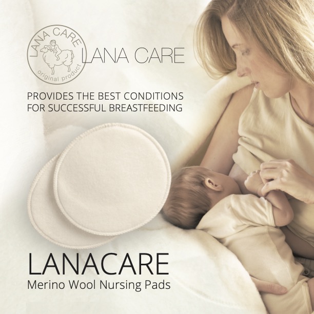 Organic Merino Wool Nursing Pads - set of 2